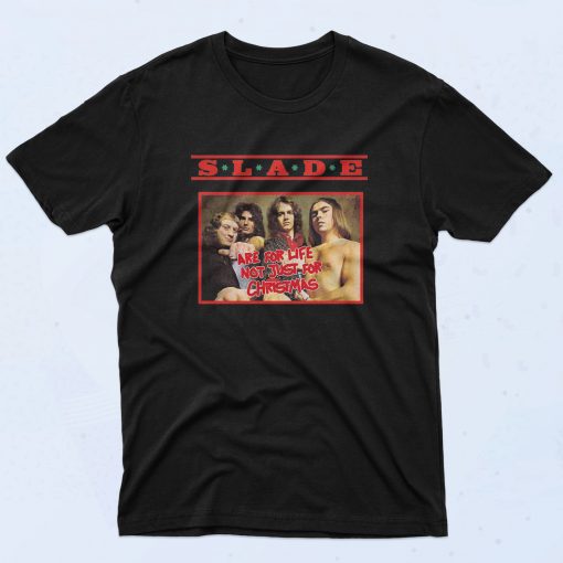 SLADE Christmas Band Music T Shirt