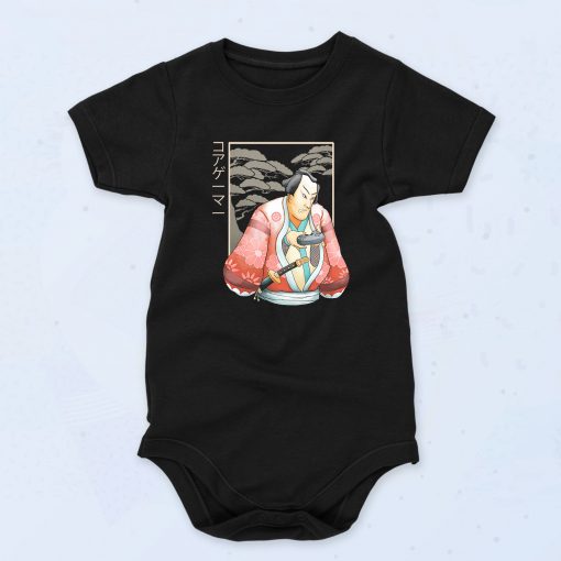 Samurai Gamer Fashionable Baby Onesie