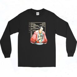 Samurai Gamer Vintage 90s Long Sleeve Style