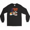 Santa We Have Sushi Vintage 90s Long Sleeve Style