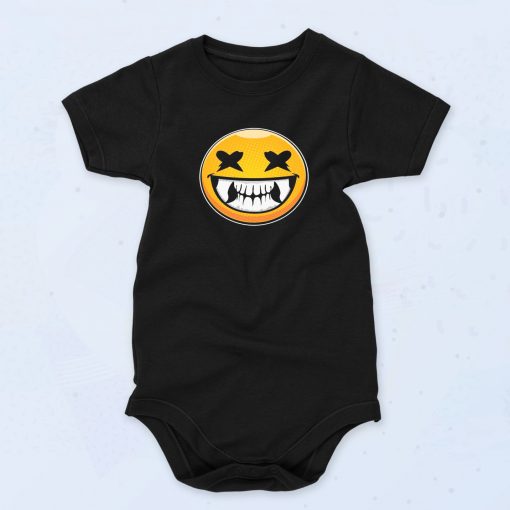 Sharp Toothed Creepy Fashionable Baby Onesie