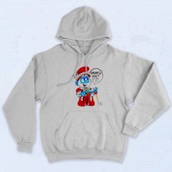 Smurfin Aint E Z Funny Cartoon Hoodie