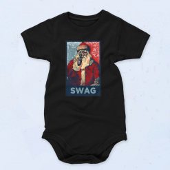 Swag Santa Claus Fashionable Baby Onesie