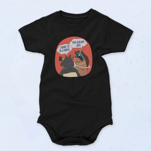 Tapir Robin And Bathorse Fashionable Baby Onesie