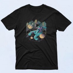 Techno Astronaut Retro Classic T Shirt