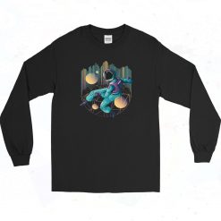 Techno Astronaut Vintage 90s Long Sleeve Style