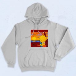 The Simpsons Sunset Watercolour Hoodie