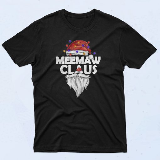 Top Meemaw Claus Merry Christmas T Shirt