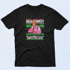 Top Sean Connery Happy New Year Merry Christmas T Shirt