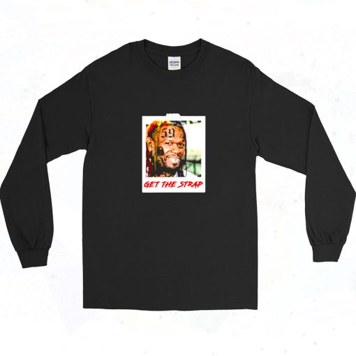 50 Cent Mashup Get The Strap Long Sleeve Shirt