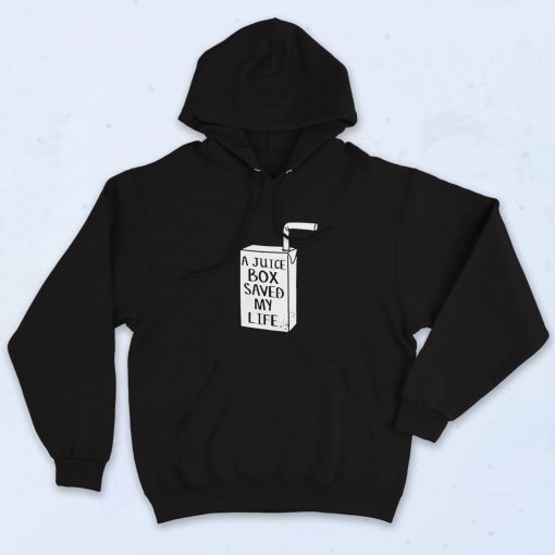 A Juice Box Saved My Life Aesthetic Hoodie