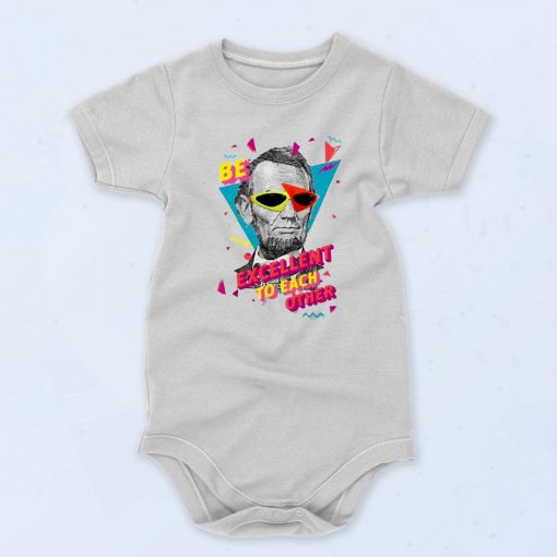 Abraham Lincoln Excellent Fashionable Baby Onesie