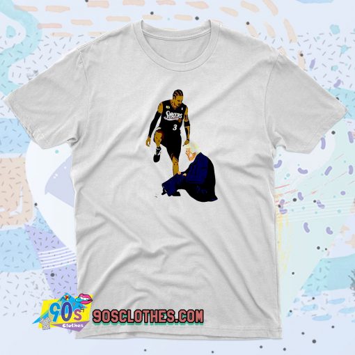 Allen Iverson Steps Over Donald Trump Vintage Style T Shirt