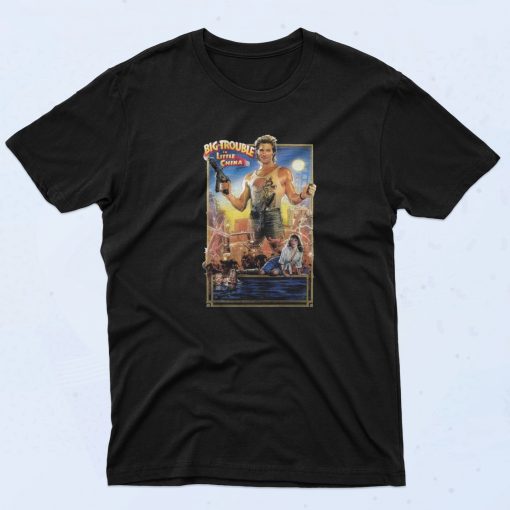 Big Trouble In Little China Movie Action T Shirt