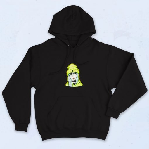 Billie Eilish Fan Art Trap Music Funny Aesthetic Hoodie