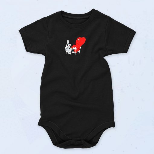 Bugs Bunny And Gossamer 2 Funny Baby Onesie