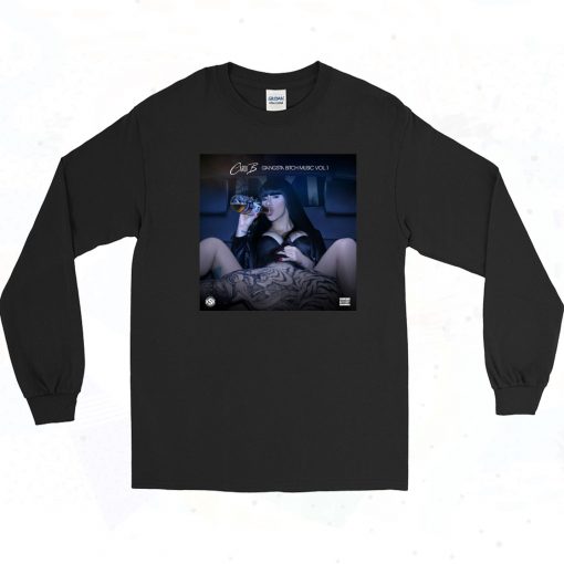 Cardi B Gangsta Bitch Music Vintage 90s Long Sleeve Style