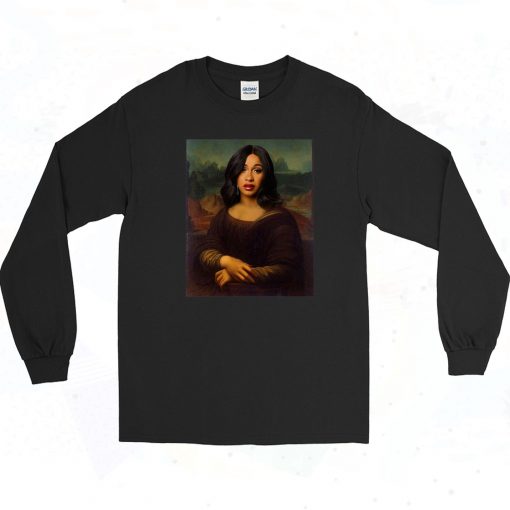 Cardi B Mona Lisa Vintage 90s Long Sleeve Style