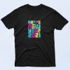 Colorful Futuristic Happy New Year 90s T Shirt Idea