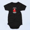 Cute Christmas Alpaca Sleigh Funny Baby Onesie