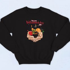 Dachshund Dog Happy Valentines Day Sweatshirt