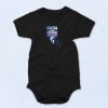 Dada Of The Birthday Mermaid Funny Baby Onesie