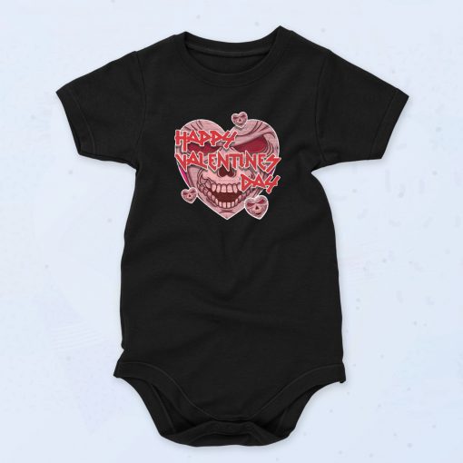 Death Metal Valentine's Day Fashionable Baby Onesie