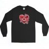 Death Metal Valentine's Day Vintage 90s Long Sleeve Shirt