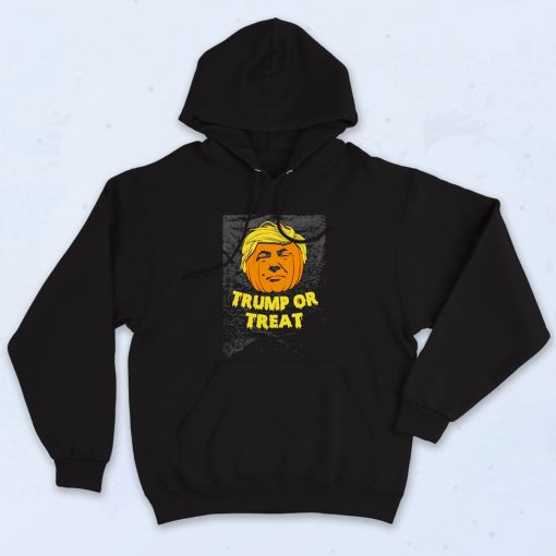 Donald Trump Or Treat Halloween Aesthetic Hoodie