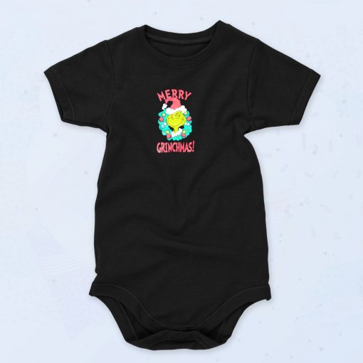 Family Grinch Christmas Pajamas Funny Baby Onesie