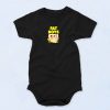 Fat Boys Vintage Retro Rap Hip Hop Funny Baby Onesie