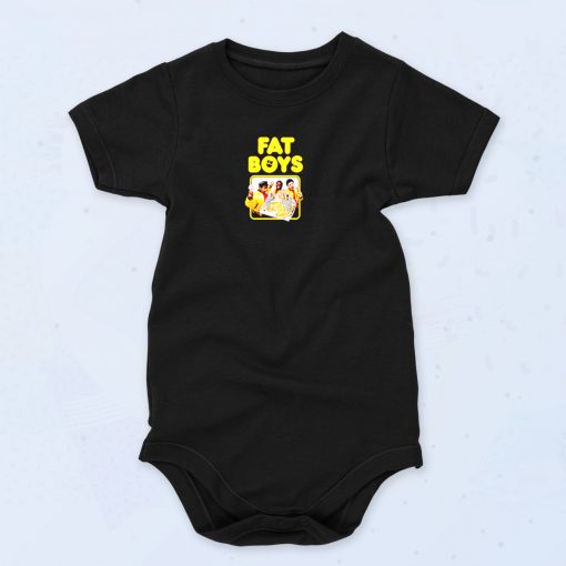 Fat Boys Vintage Retro Rap Hip Hop Funny Baby Onesie