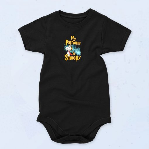 Flying Ace My Patronus Is A Snoopy Funny Baby Onesie