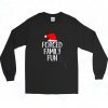 Forced Family Fun Sarcastic Christmas Long Sleeve Shirt