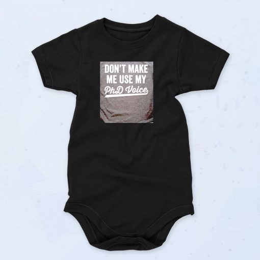 Funny Academic Doctorate Phd Funny Baby Onesie