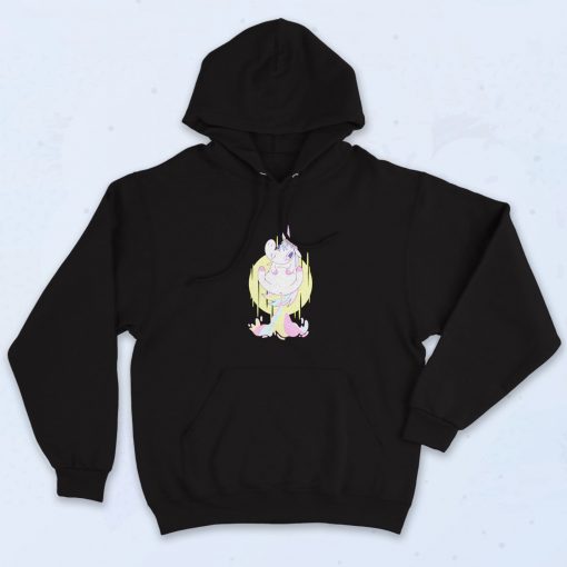 Funny Cute Pooping Rainbow Unicorn Aesthetic Hoodie