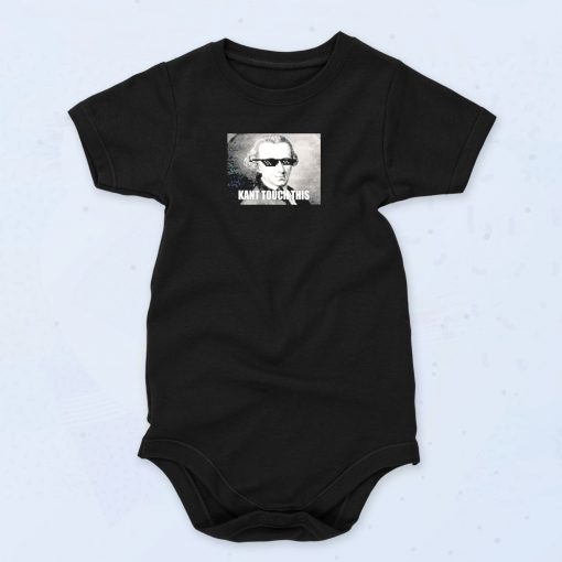 Funny Kant Touch This Hilarious Philosophy Meme Funny Baby Onesie