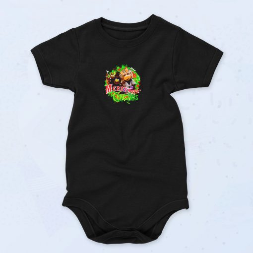 Funny Merry Muppet Christmas Funny Baby Onesie