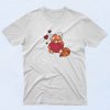 Funny Red Panda Heart Valentines Day T Shirt