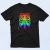 Funny Spook Skeleton Rib Cage Torso 90s T Shirt Idea