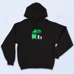 Garbage Truck With Dumpster Aesthetic Hoodie