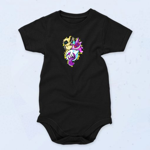 Gengar Poe And King Boo A Night Of Fear Funny Baby Onesie