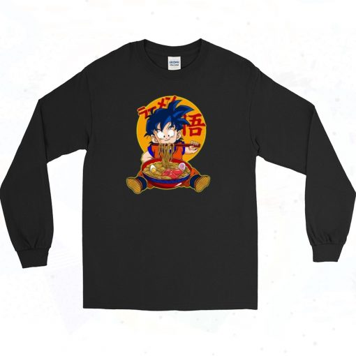 Goku Like Ramen Vintage 90s Long Sleeve Style