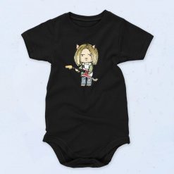 Grunge Cat Fashionable Baby Onesie