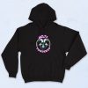 Hail Yourself Cute Pink And Blue Goat Baphomet Aesthetic Hoodie