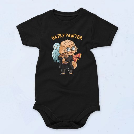 Hairy Pawter Shih Tzu Fashionable Baby Onesie