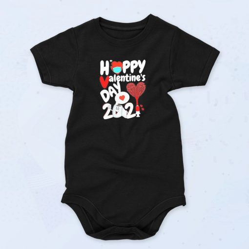 Happy Valentine's Day 2021 Fashionable Baby Onesie