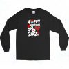 Happy Valentine's Day 2021 Vintage 90s Long Sleeve Shirt