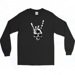 Heavy Metal Skeleton Vintage 90s Long Sleeve Style