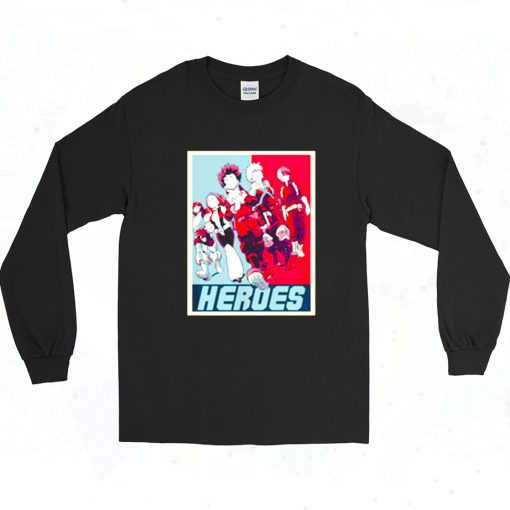 Heroes Propaganda Long Sleeve Shirt